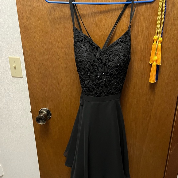 black long prom dresses A-Line Satin Dress, Black Long Formal Dress – dresstby Size:8.5M 4MIN Tulle Dresses & Windsor